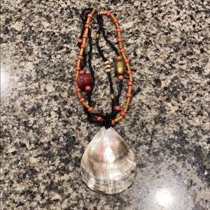 Handmade necklace bought in St. Lucia necklace!